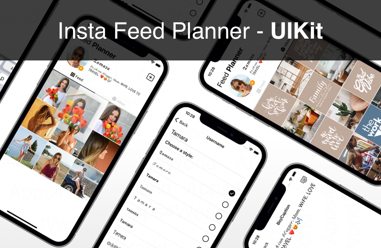 Insta Feed Planner iOS app template